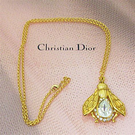 dior bee pendant|christian Dior jewelry.